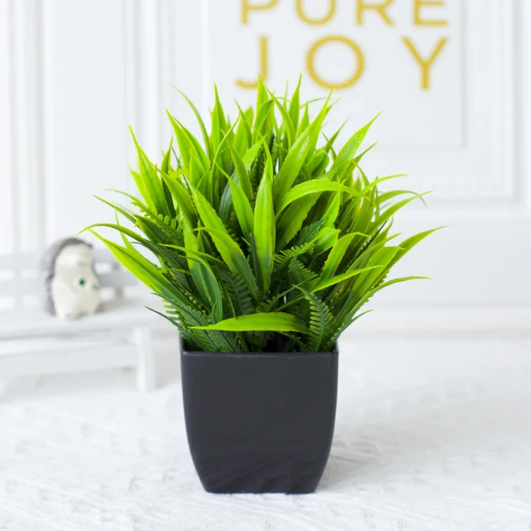 1pc Fake Plant Black Pot, Mini Artificial Eucalyptus Potted Plant for Indoor Home Office Farmhouse Bathroom Table Decorating - Image 6