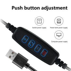 USB Plug in Creative Spiral LED Night Light Dimmable 3 Colors Adjustable for Living Room Office Desk Table Bedroom Bedside Decor - Image 6