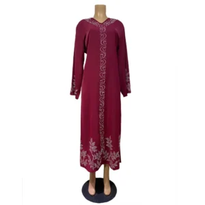 Muslim Clothing Woman Abaya Dubai Luxury Islam Ramadan Kebaya Long Sleeve Diamonds Holiday Dress Eid Femme Islamic Dress Abayas