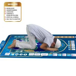 7 Languages Educational Prayer Mat Electronic Interactive Prayer Rug Mat for Kids Smart Interactive Electronic Prayer Rug - Image 3