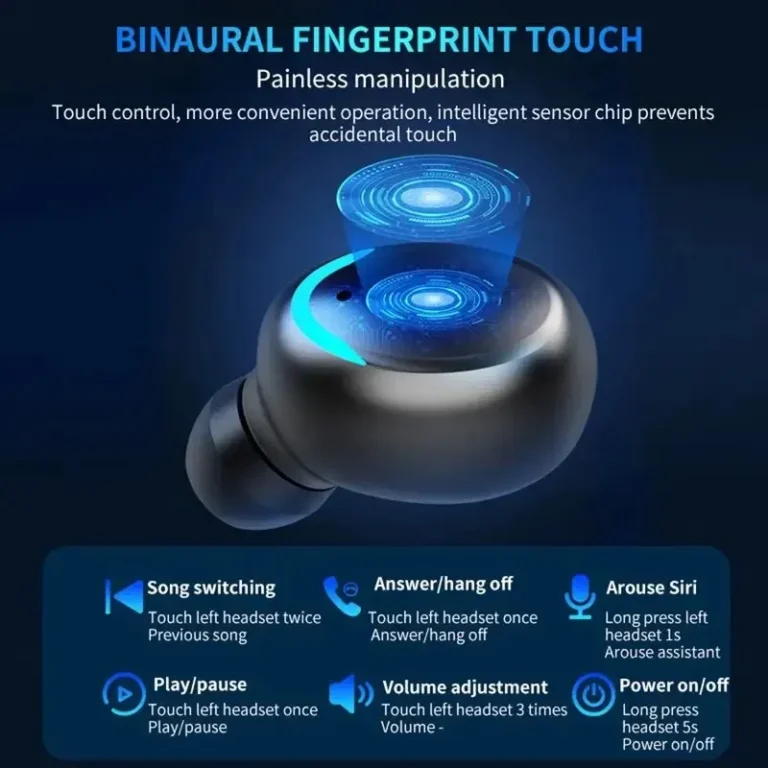 F9 Wireless Bluetooth Headphones Tws Waterproof Earbuds Earphones Digital Display Heaset Large Capacity Charging Case - Image 5