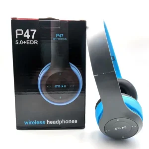 P47 Bluetooth 5.0 Wireless Headphone Foldable HIFI Stereo Bass Earphone Kid Helmet Gift With Mic USB Adaptor For iPhone Game - Image 3