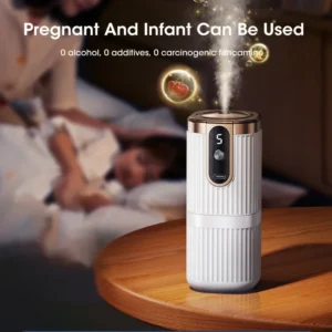Smart Aromatherapy Machine Mini USB Charging Home Essential Oil Diffuser Adjustable Wall Mounted Bedroom Office Air Purifier - Image 4