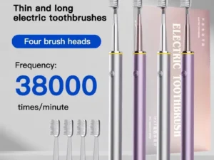 Electric Toothbrush Mental Thin Brush Body Specially for Women Pure Wisdom Beauty Soft DuPont Bristle