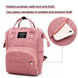 Nappy Backpack Diaper Bag Mummy Large Capacity Bags Mom Baby Multi-Function Waterproof Outdoor Travel Diaper Bags for Baby Care - Image 4