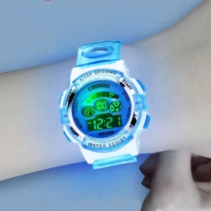 Electronic Watch For Boys Girls Children Luminous Dial Military Sport Watches for Kids Waterproof Multi-function Digital Watch - Image 4