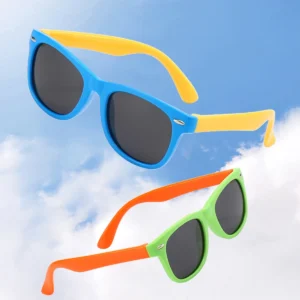 2025 Fashion Brand Children's Color Sunglasses Anti UV Baby Sunshade Anti Blue Light Glasses Girl and Boy Sunglasses UV400 - Image 4