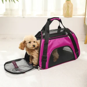 Cat Dog Carrier Soft-Sided Pet Travel Carrier Breathable Mesh Small Dog Cat Outdoor Tent Carrier Outgoing Pets Handbag - Image 3
