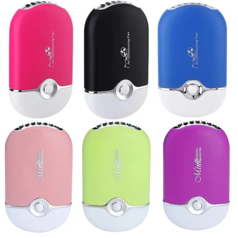 USB Rechargeable Portable Mini Fan Cooling Fan Bladeless Handheld Eyelash dryer Mini Handheld Fan Air Conditioning Blower - Image 3