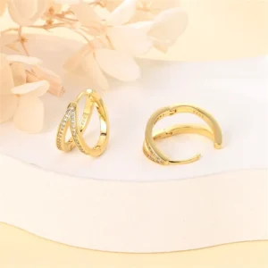 Classic Earrings 925 Silver Stars Moons Pearls Bees Golden Hoop Earrings For Women Engagement Birthday Proluxe Fine Jewelry Gift - Image 5