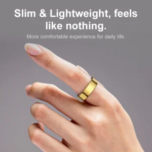 R09 Smart Ring with Charging Case Waterproof Health Fitness Rings Heart Rate Blood Oxygen Sleep Monitoring Ring for Men Women - Image 7