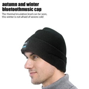 Wireless Bluetooth Music Hat Outdoor Knitted hat Headphone Winter Warm Beanie Speaker Removable Cap For Cycling Running Yoga - Image 5