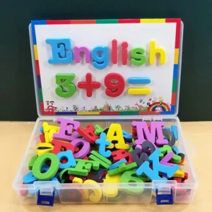 Magnetic Letters Numbers Alphabet ABC 123 Fridge Magnets Plastic Educational Preschool Learning Toy Set Uppercase Lowercase Math - Image 5