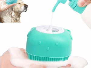 Pet Bathing Brush Soft Silicone Massager Shower Gel Bathing Brush Clean Tools Comb Dog Cat Cleaning Grooming Supplies