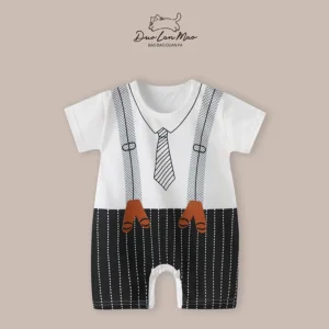 Baby Boys Summer Cartoon Dinosaur Rompers Cotton Thin Short Sleeve Little Boy Bodysuit Newborn Infants Jumpsuit New Costume - Image 7