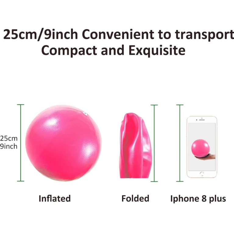 9 Inch Yoga Ball Mini Exercise Exercise Pilates Ball Sport Training Gym Anti Burst and Slip Resistant Balls Physical Therapy - Image 3