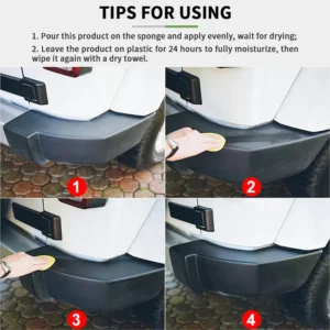 Car Plastic Restorer Back To Black Gloss Car Cleaning Products Plastic Leather Restore Auto Polish And Repair Coating Renovator - Image 6