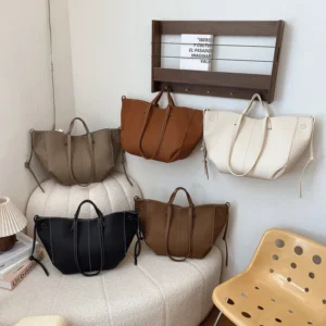 taschen luxus designer handtschen damen taschen damen 2024 neu MOODS Marken Achsel Umhängetaschen für Frauen 2024 neuesten Luxus Designer Handtaschen weiches Pu Leder große Kapazität Einkaufstasche - Image 7