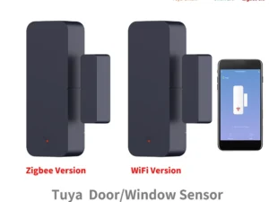 Tuya Zigbee Wifi Door Sensor Window Entry Sensor Security Burglar Magnetic Sensor Alarm Smart Life Work With Alexa Google Home