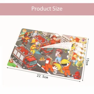 Economy 30piece Montessori 3D Puzzle Cartoon Animal Wooden Jigsaw Puzzle Board Game Educational Toys For Children Gifts - Image 7