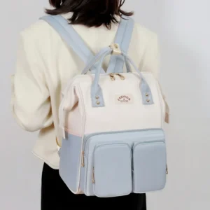 Multifunctional Large-capacity Mommy Bags for Outings Travel Backpack Waterproof Portable Mother and Baby Bag Women's Backpack - Image 4