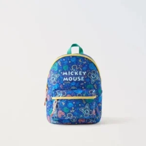 Disney Mickey Mouse Cartoon Fashion Backpack Women's Minnie Canvas School Bag Fashion Large Capacity Backpack Girls Mochila - Image 6