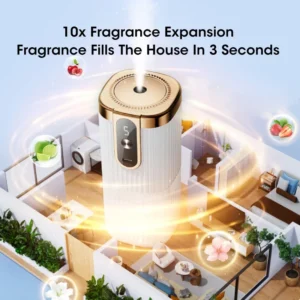Smart Aromatherapy Machine Mini USB Charging Home Essential Oil Diffuser Adjustable Wall Mounted Bedroom Office Air Purifier - Image 5