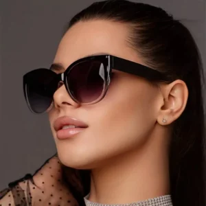 2025 NEW Trendy and Fashionable Cat Eye Large Frame Gradient Sunglasses for Men and Women - Image 4
