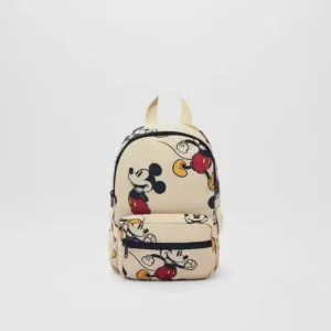 Disney New Cartoon Mickey Cute Backpack Women's Minnie Canvas School Bag Fashion Large Capacity Backpack Girls Mochila - Image 7