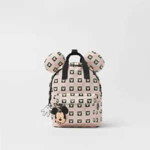 Disney New Mickey Cartoon Fashion Backpack Women's Minnie Canvas School Bag Boys and Girls Fashion Large Capacity Backpack - Image 4