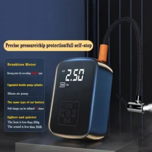 Wireless And Wired Car Air Compressor Electric Tire Inflator Pump for Motorcycle Bicycle Boat AUTO Tyre Balls - Image 3