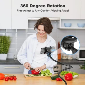 Phone Holder Stand Lazy Bracket Headrest Bed 360 Flexible Long Arms Clamp Mount For iPhone Samsung and 3.5~6.7" Device - Image 3