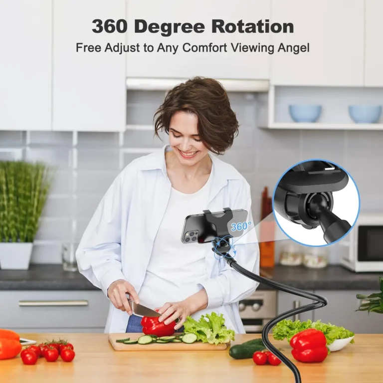 Phone Holder Stand Lazy Bracket Headrest Bed 360 Flexible Long Arms Clamp Mount For iPhone Samsung and 3.5~6.7" Device - Image 3