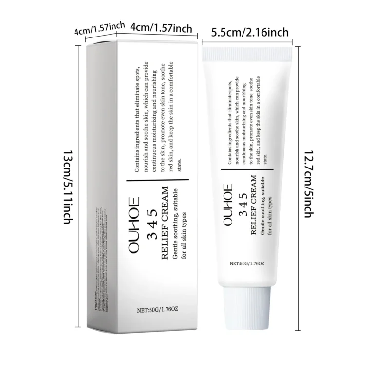 345 Relief Cream Hydrating Nourish The Skin Soothing Care Face Lifting Tightening Brighten Skin Tone Beauty Moisturizing Cream - Image 7