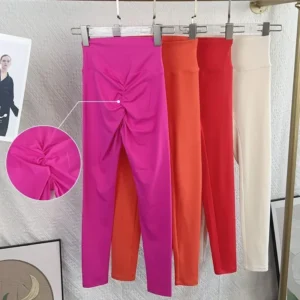 Yoga Leggings Women Fitness Leggings Running Cycling Pants Breathable Sports Leggings High Waist Summer Workout Gym Clothing