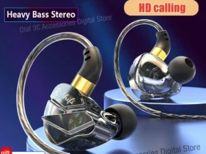 OLAF 3.5mm Jack Type C Plug Wired Headphones HIFI Bass Earphone in-Ear Headset Gamer Handsfree Earbuds For Xiaomi Huawei Samsung