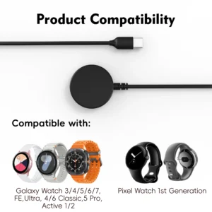 Watch Whiress charger for Galaxy Watch Charger Cable for Galaxy Watch 3/4/5/6/7 Ultra 4/6 Classic 5 Pro Active 1 /2 - Image 6