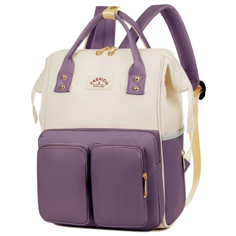 Multifunctional Large-capacity Mommy Bags for Outings Travel Backpack Waterproof Portable Mother and Baby Bag Women's Backpack - Image 5