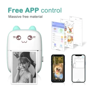 Mini Printer Portable Bluetooth Wireless Smart Label Thermal Portable Printers Stickers Paper Wireless Printers Children Gifts - Image 7