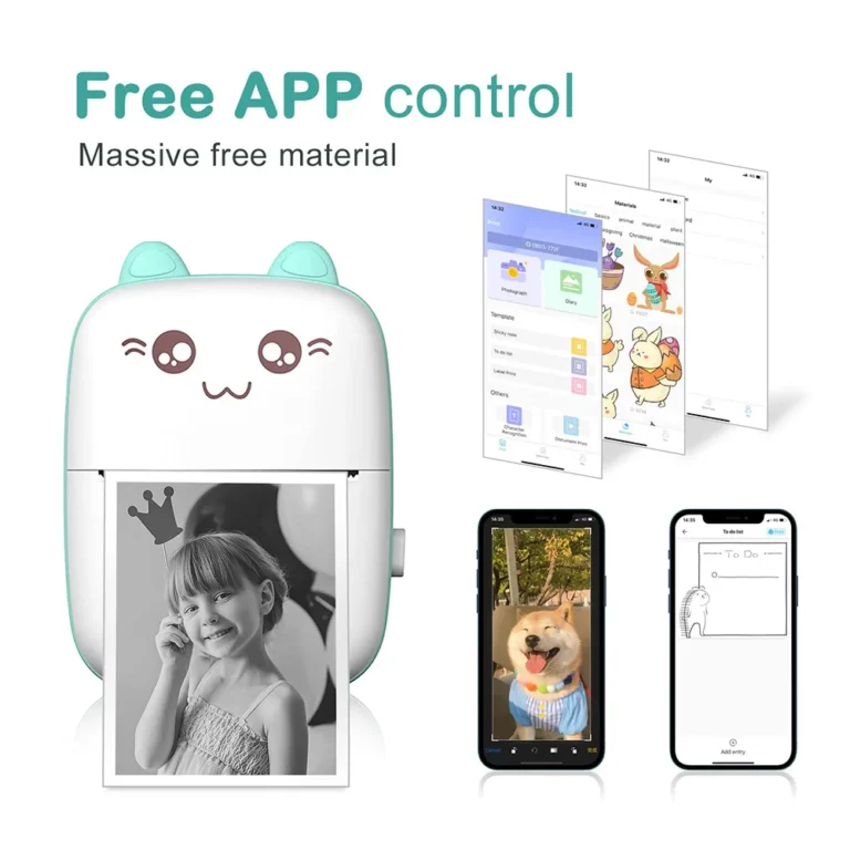Mini Printer Portable Bluetooth Wireless Smart Label Thermal Portable Printers Stickers Paper Wireless Printers Children Gifts - Image 7