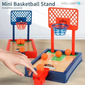 Mini basketball machine desktop portable travel or office game set, suitable for indoor or outdoor use. Fun toys Christmas gifts - Image 2