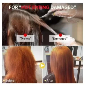 Keratin Hair Mask Magical 5 Second Repair Damage Frizzy Soft Smooth Shiny Hair Deep Moisturize Hair Treat Repair Hair Care Mask - Image 6