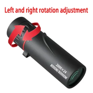 2000x24 HD Monocular Telescope Mini Portable Mobile Phone Telescope with Holder Outdoor Camping Hunting Birdwatching Telescopes - Image 3