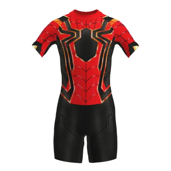 Spiderman Children Swimwear Cosplay Far From Home/The Amazing/Iron Man Boys Girls Beachwear Surfing Swimsuit Bathing Set Wetsuit - Image 7