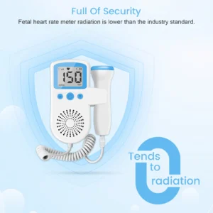 3MHz Ultrasound Baby Heart Rate Detector Pregnant Ultrasonic Baby Heartbeat Monitor Fetal Monitor Doppler Stethoscope For Pregna - Image 7