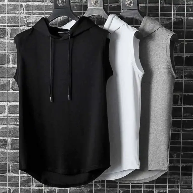 Women's 4 colors 2025 Brand New Men's Tank Tops Vest Sleeveless Tees For Male Hooded Man Vests Tops Hip Hop Men Tank Top T shirt - Image 3