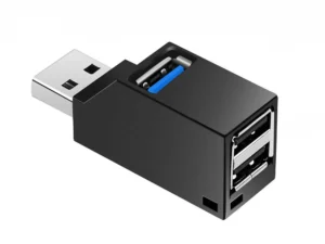 USB 3.0 HUB Adapter Extender Mini Splitter Box 1 to 3 Ports High Speed USB 2.0 For PC Laptop U Disk Card Reader