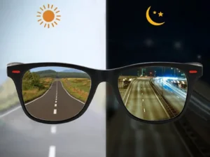 Night Vision Glasses PC Frame Polarized Sunglasses Men Outdoor Sport Sun Glasses Day Night Vision Driver Night Glasses Goggles