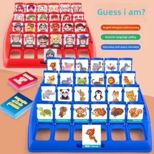 Animal Guessing Card Game for Kids Logic Thinking Exercise Dual Player Battle Who Am I Card Game from Mainland China