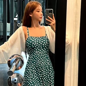 Hot Sale Of The Season Sexy Low Cut One Piece Swimsuit Korean Style Floral Print Slim Fit Beach Swimwear Fashionable Vintage Str - Image 4